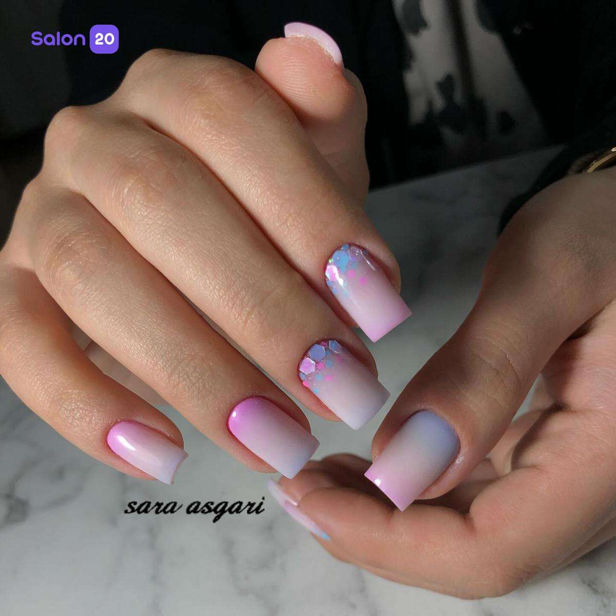 نمونه کار سارا عسگری (متخصص ناخن) 1