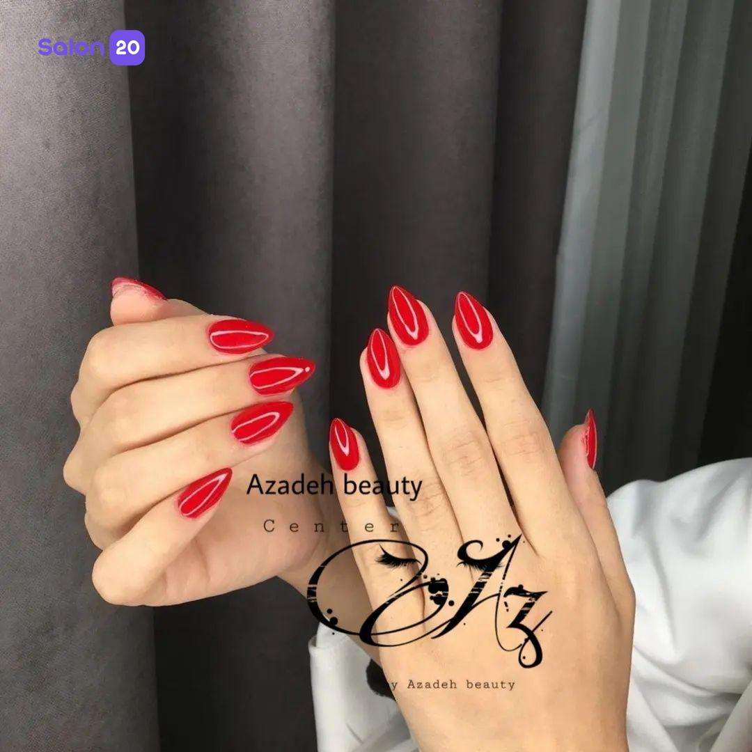 نمونه کار سالن زیبایی  آزاده 1