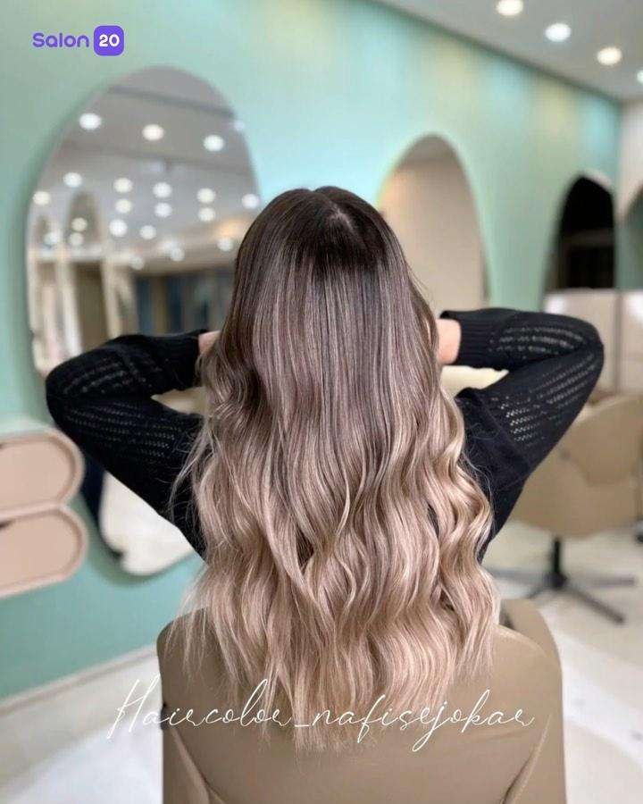 نمونه کار نفیسه جوکار (متخصص رنگ مو) 1