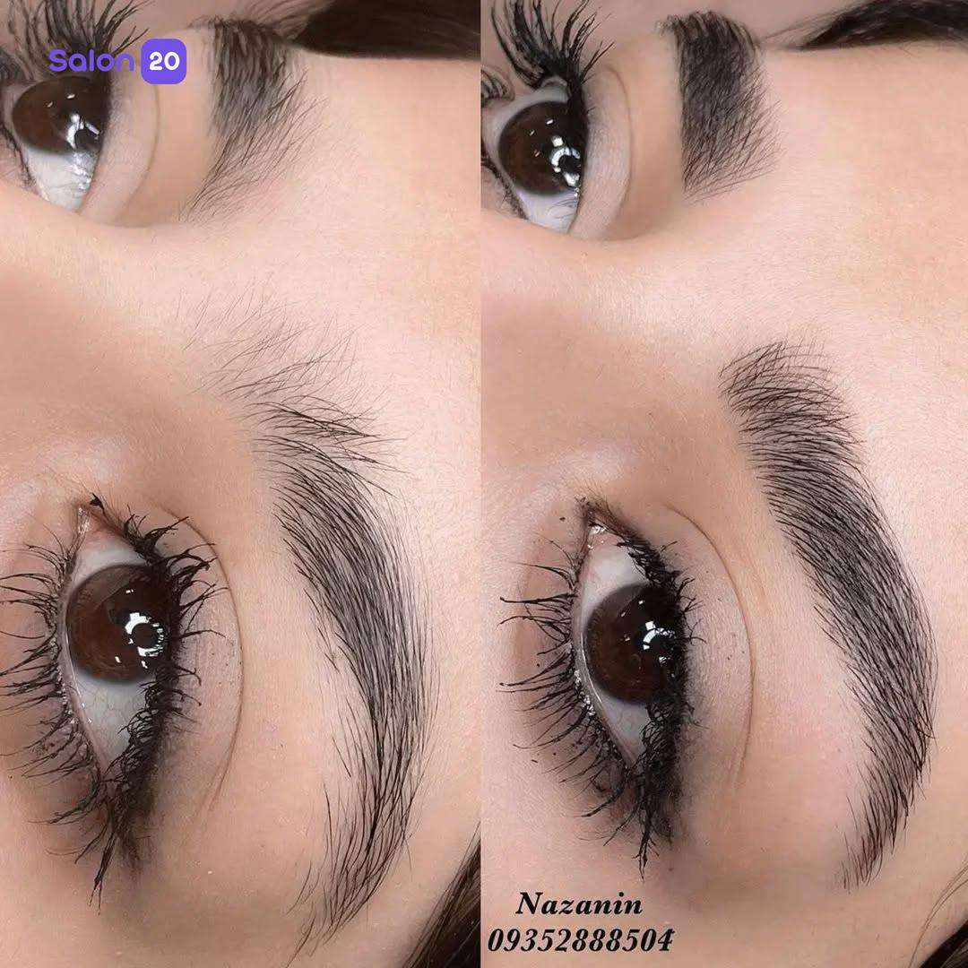 نمونه کار نازنین خورشیدی (متخصص ابرو و آرایش دائم) 1