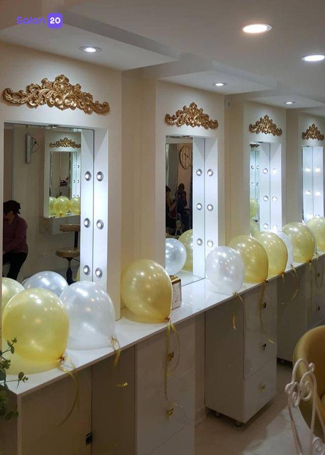 نمونه کار سالن زیبایی  مشکین 1
