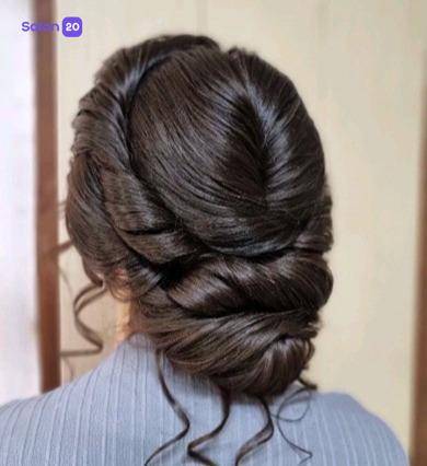 نمونه کار شادی بیات (متخصص شینیون مو) 3