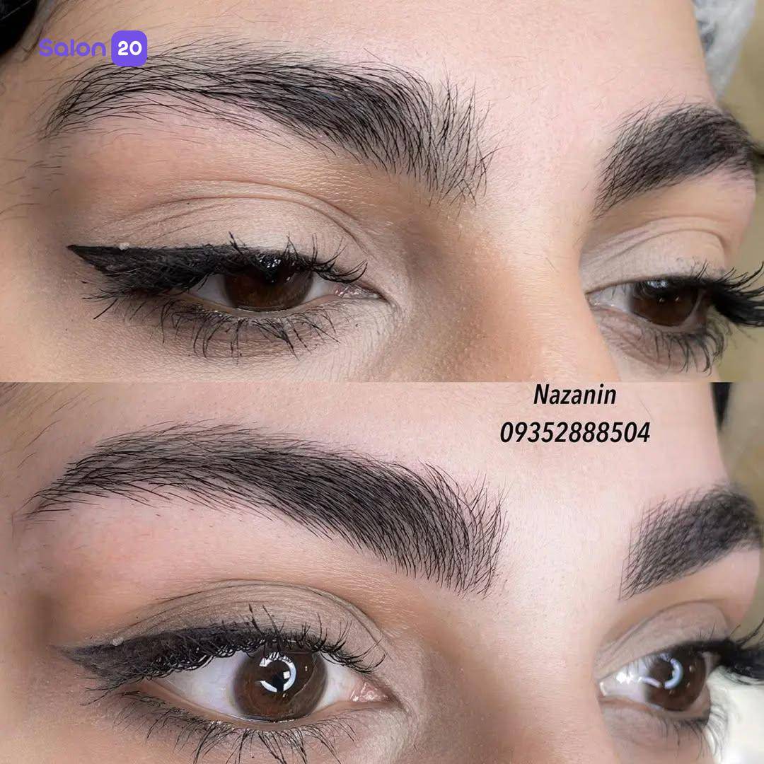 نمونه کار نازنین خورشیدی (متخصص ابرو و آرایش دائم) 1