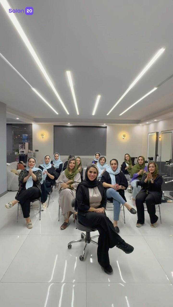برترین سالن آمبره مو زعفرانیه