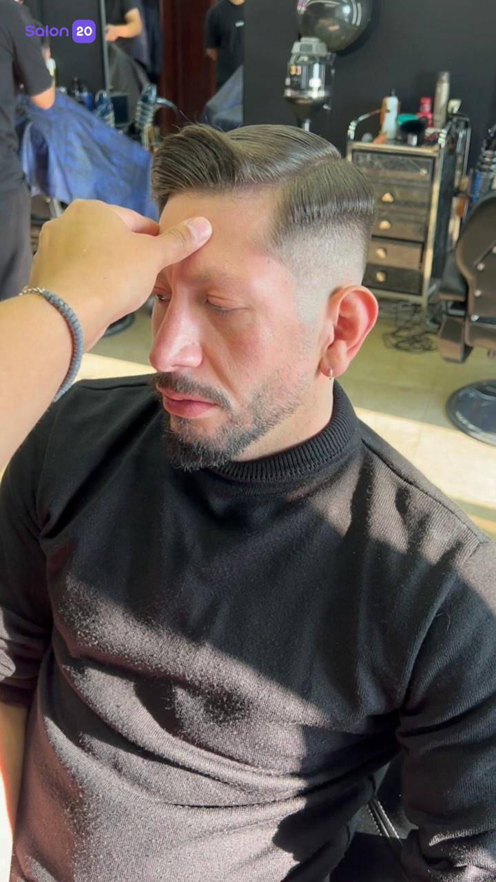 نمونه کار عرشیا متخصص پیرایش مردانه 3