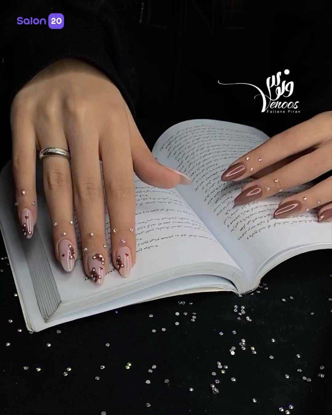 برترین فرنچ ناخن زهتابی