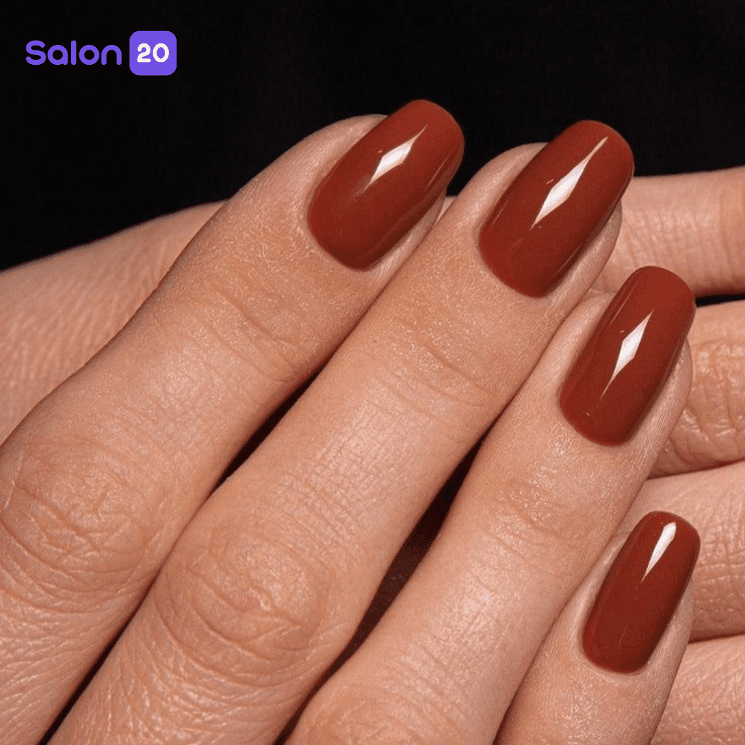 رنگ لاک قهوه‌ای به پوست گندمی میاد