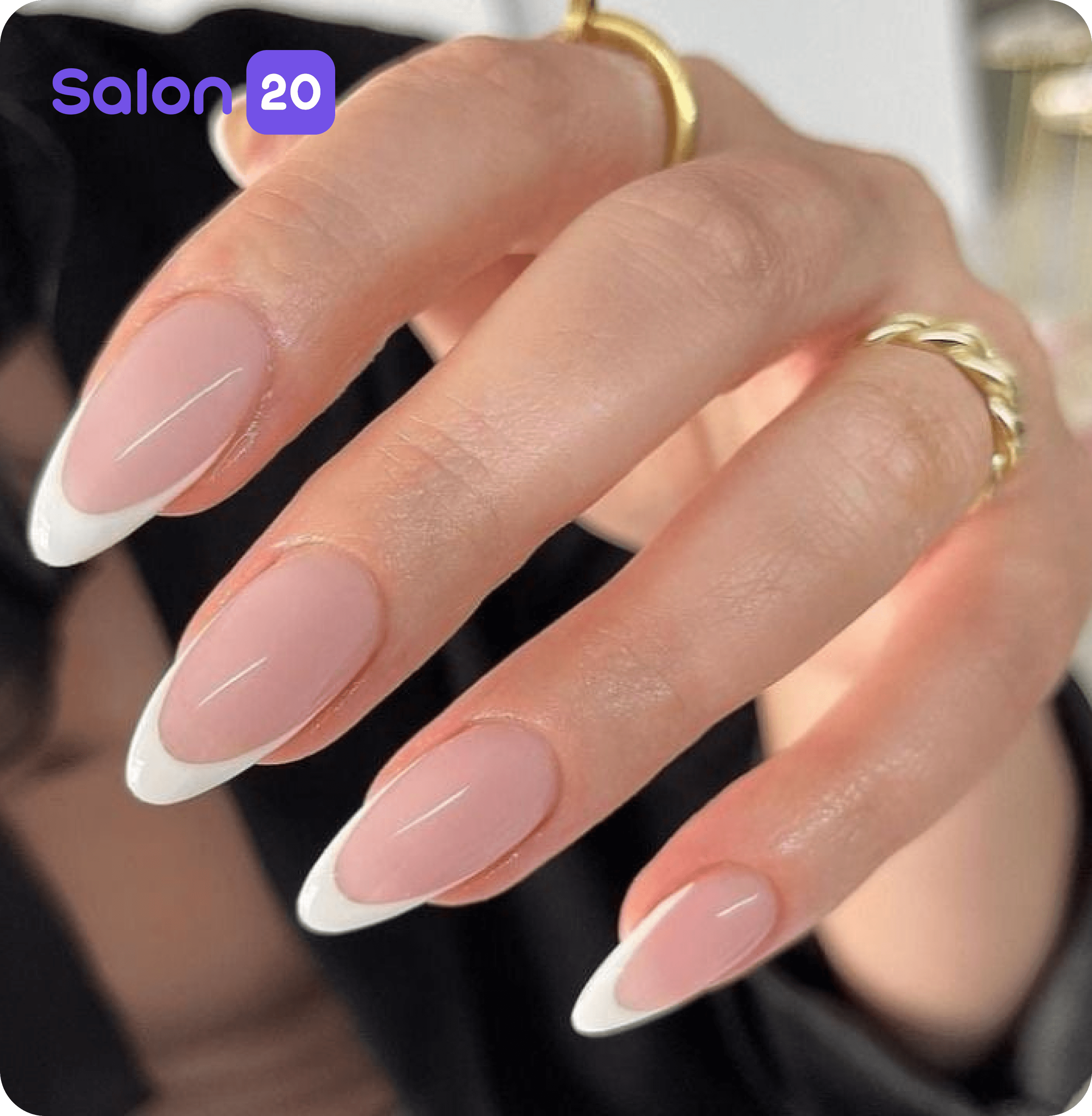 فرنچ ناخن کلاسیک