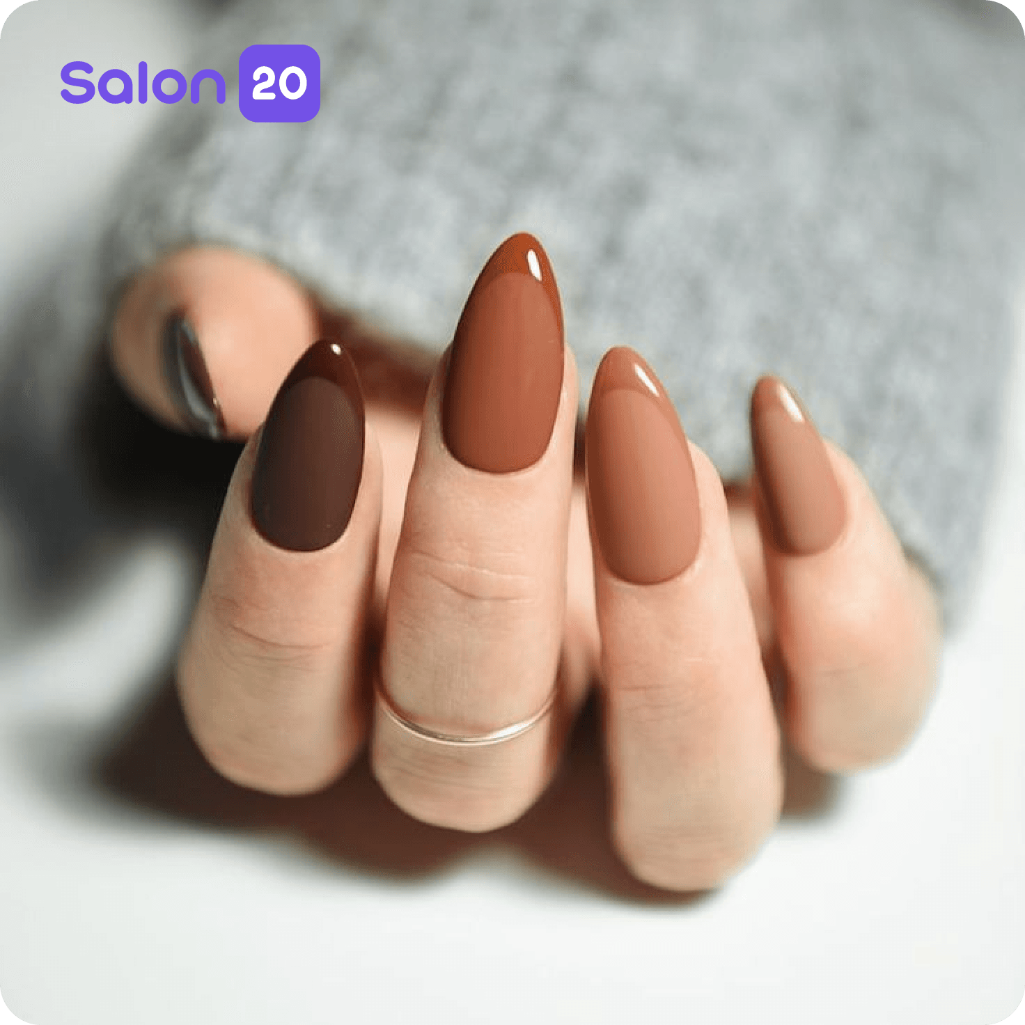 فرنچ ناخن مات