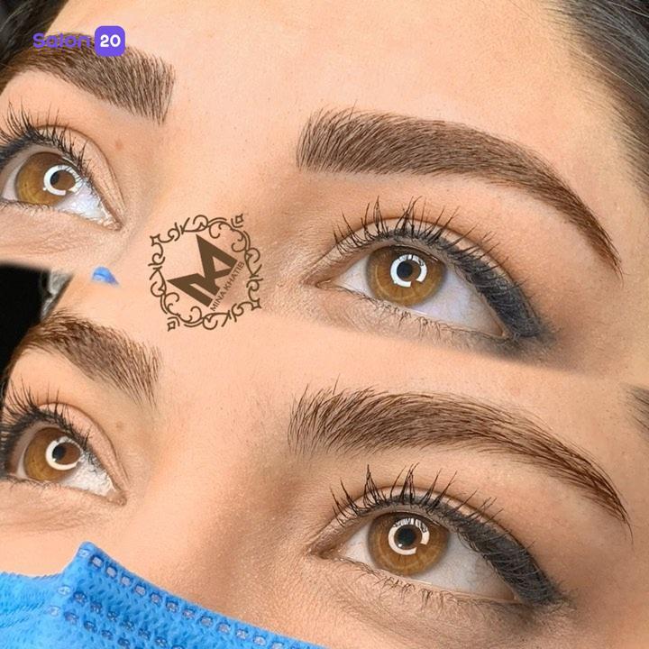 تصویر 5 نمونه کار مینا خطیب (متخصص ابرو و آرایش دائم) در تهران، سعادت آباد