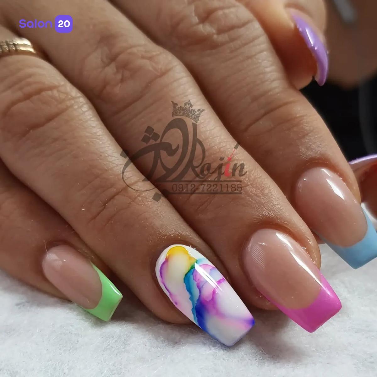 تصویر 8 نمونه کار روژین (متخصص کاشت ناخن) در تهران، پیروزی